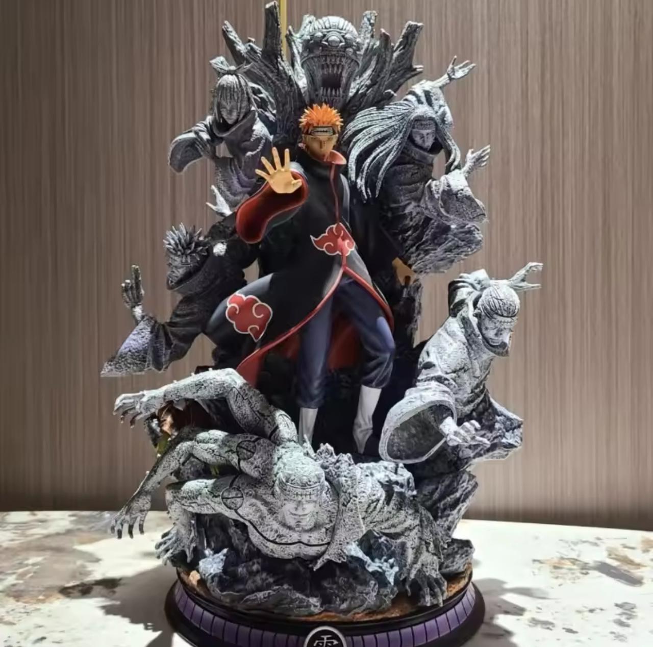 Pain Figures Cartoon Naruto Anime Figure Pain Model 27cm GK PVC Statue Figurine Doll Collection Car Decotation Children Toy Gift
