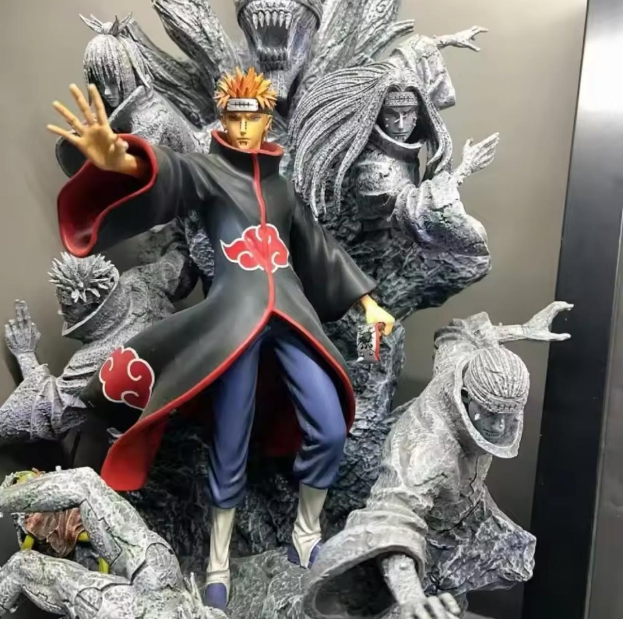 Pain Figures Cartoon Naruto Anime Figure Pain Model 27cm GK PVC Statue Figurine Doll Collection Car Decotation Children Toy Gift
