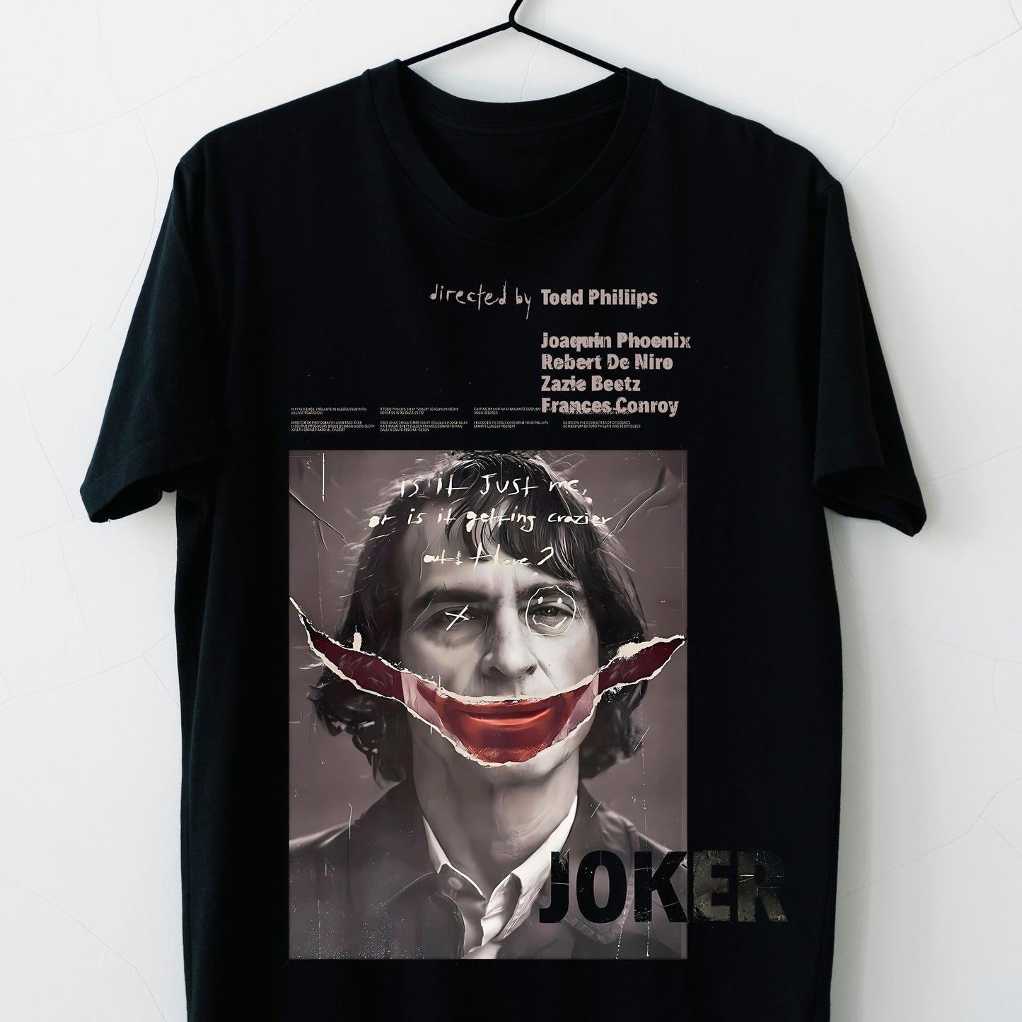 Joker black t-shirt from One For All