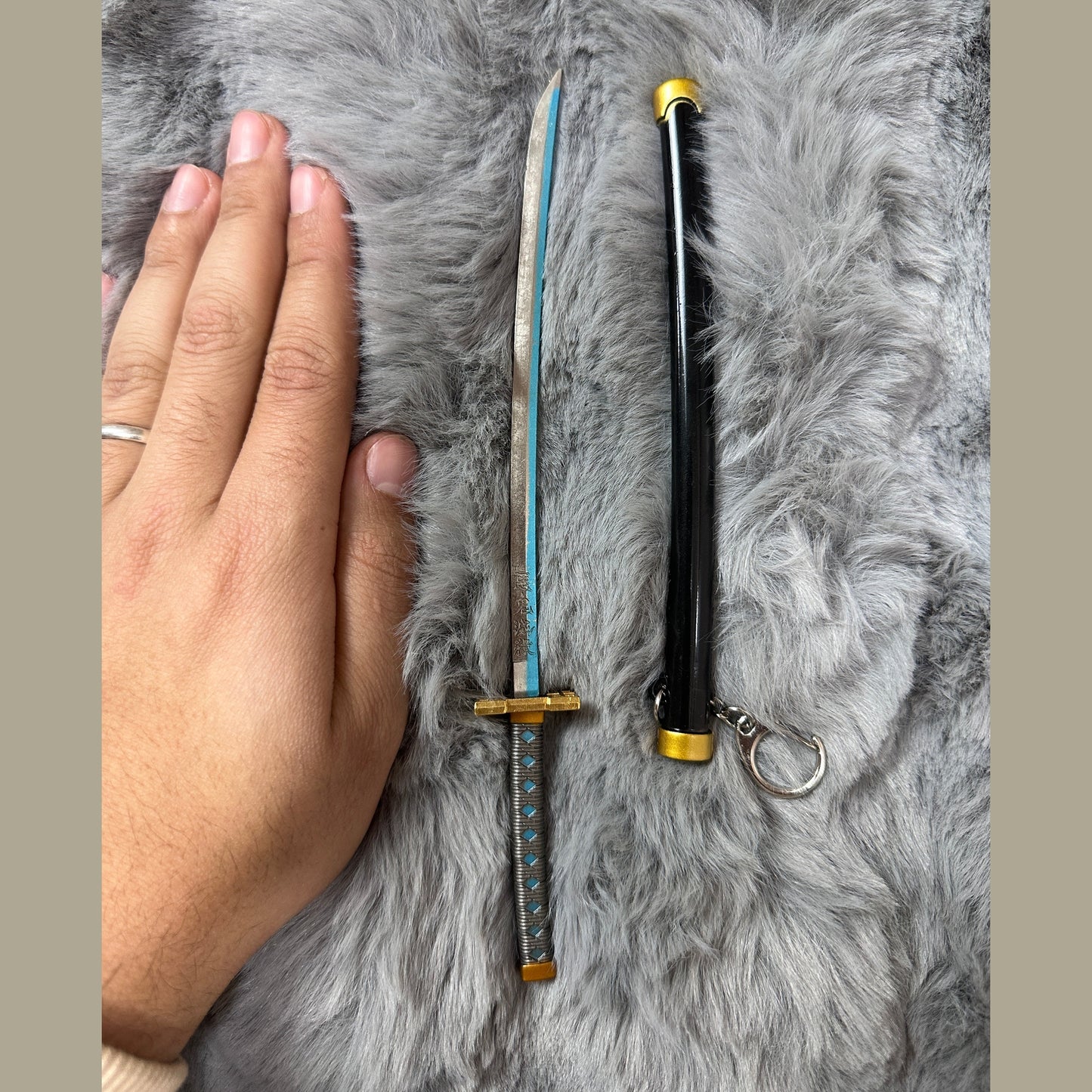 Demon slayer metal swords from one for all anime store 25 cm