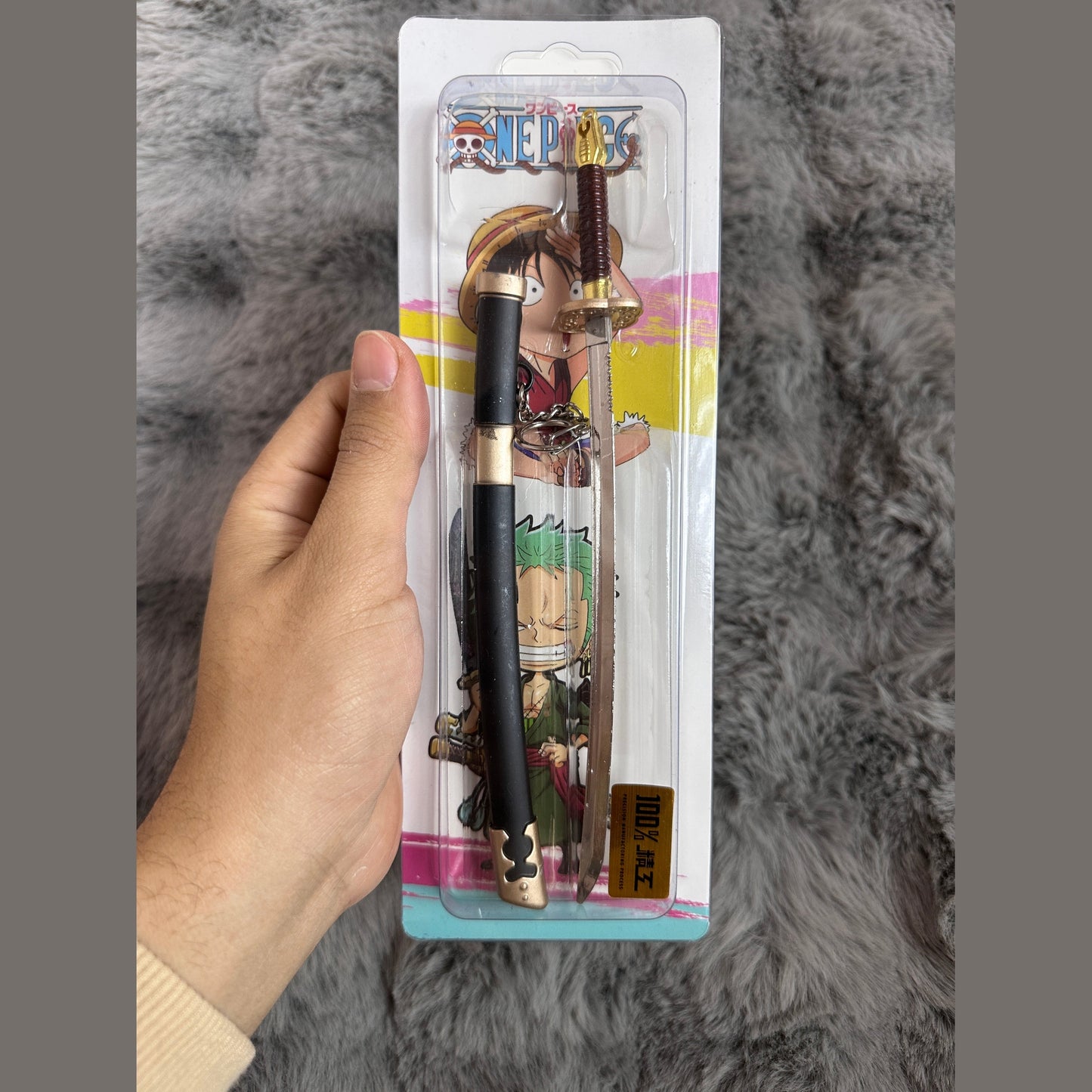 Demon slayer & One piece metal swords 25 cm