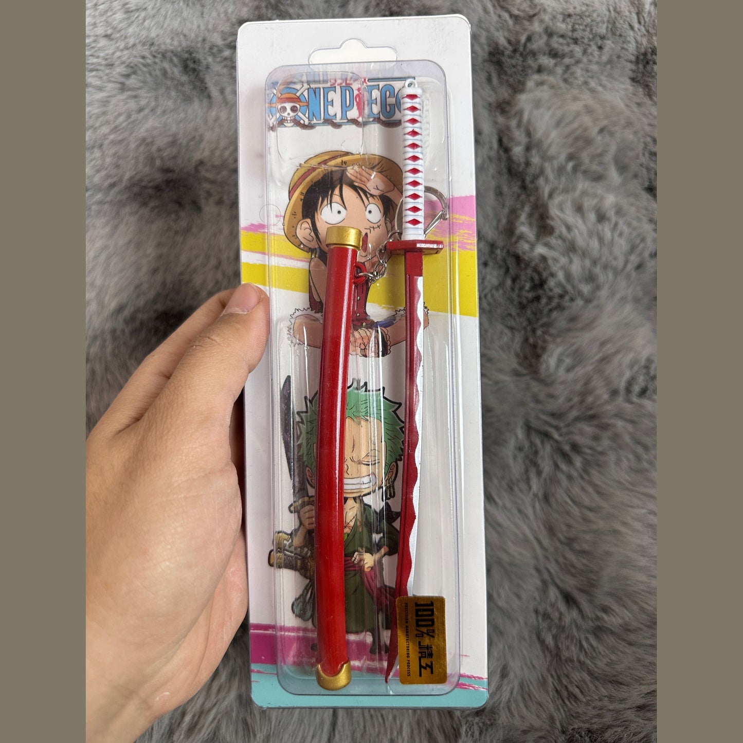 Demon slayer & One piece metal swords 25 cm