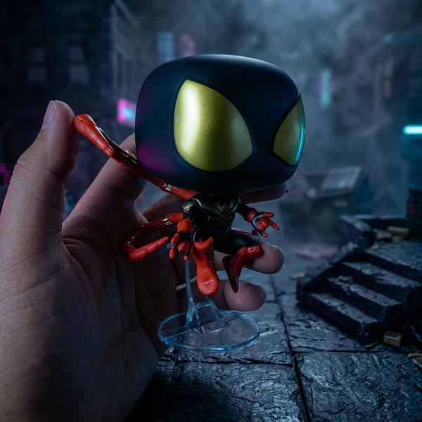Superhero Web-Slinger Action Figures - Chibi Collectible Toys