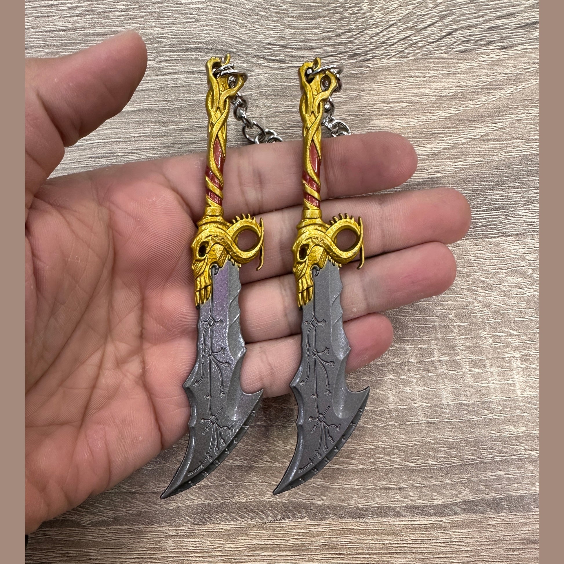 15cm Kratos Blade of Chaos Keychain - God of War