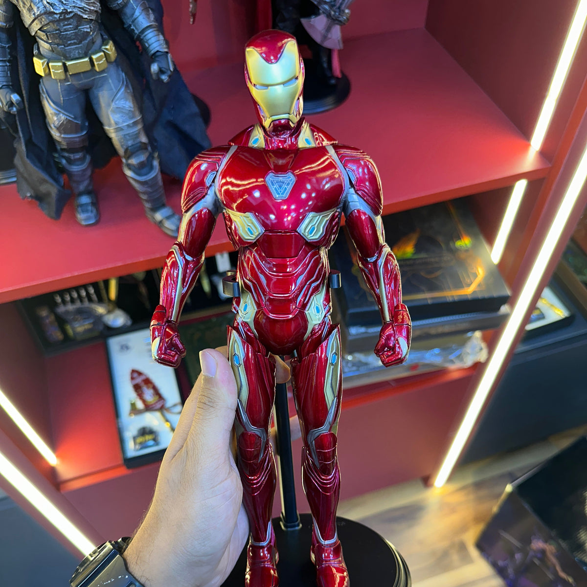 Highly Detailed Mecha Suit Action Figure - Collectible Robot Hero with Back Thrusters