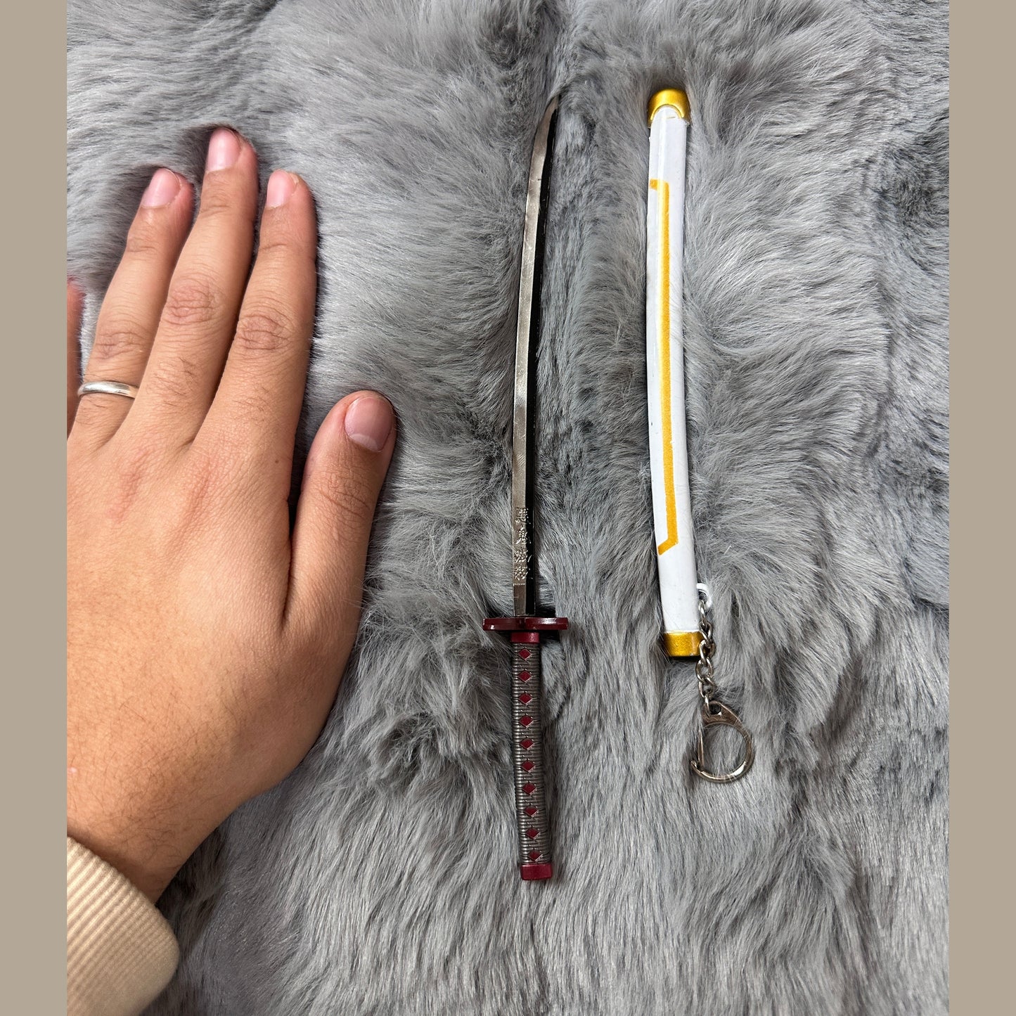 Demon slayer metal swords from one for all anime store 25 cm