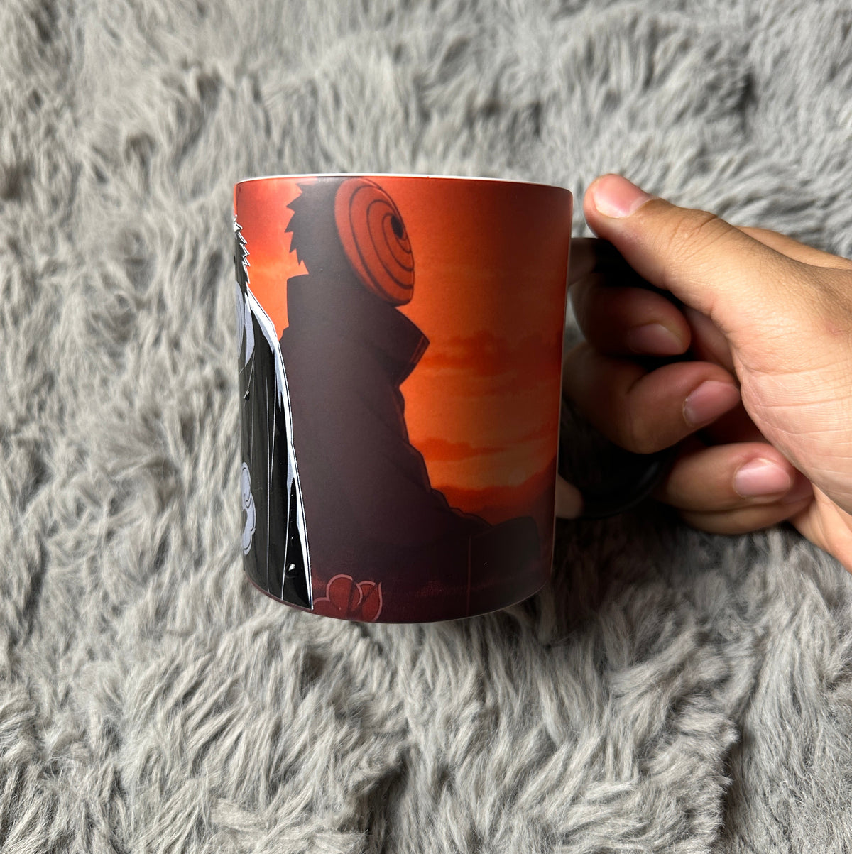 Dark Shinobi Ninja Heat Reactive Magic Mug