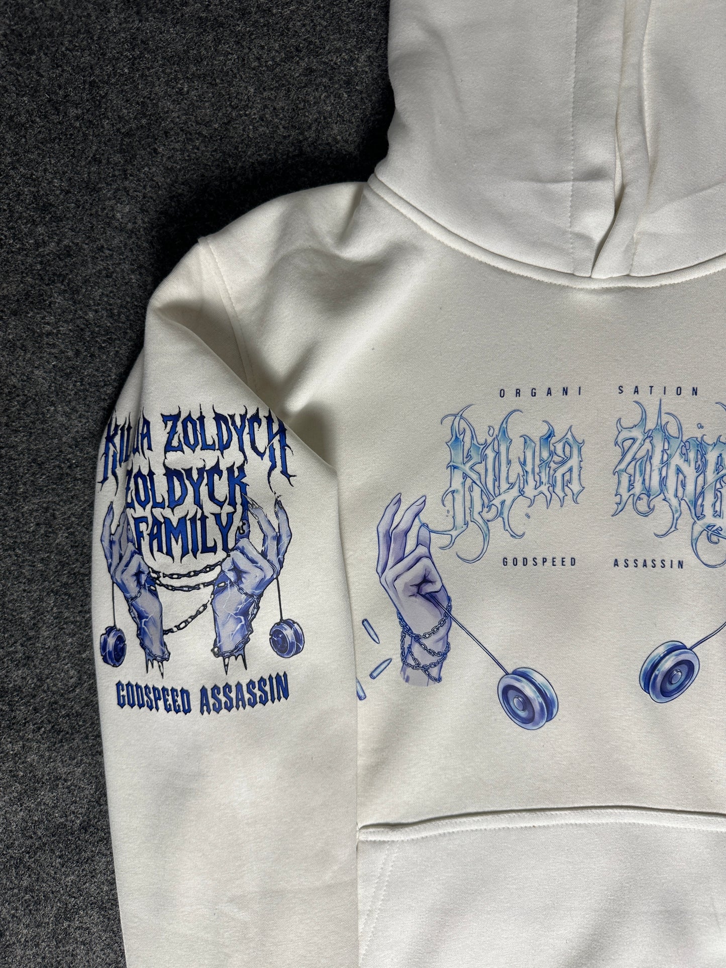 Killua- hunter x hunter Hoodie - White| Anime Hoodies Egypt