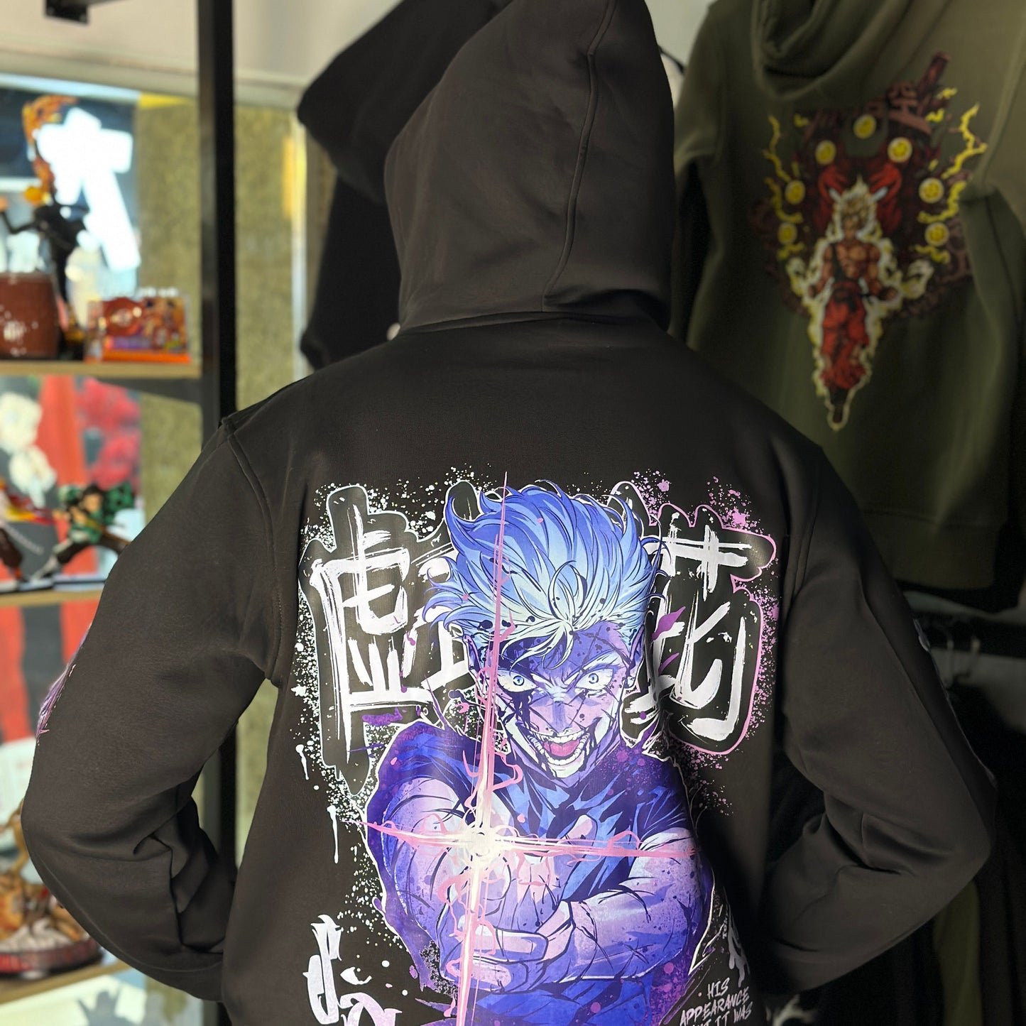 Ninja hoodie for Gojo saturo from One For All anime store