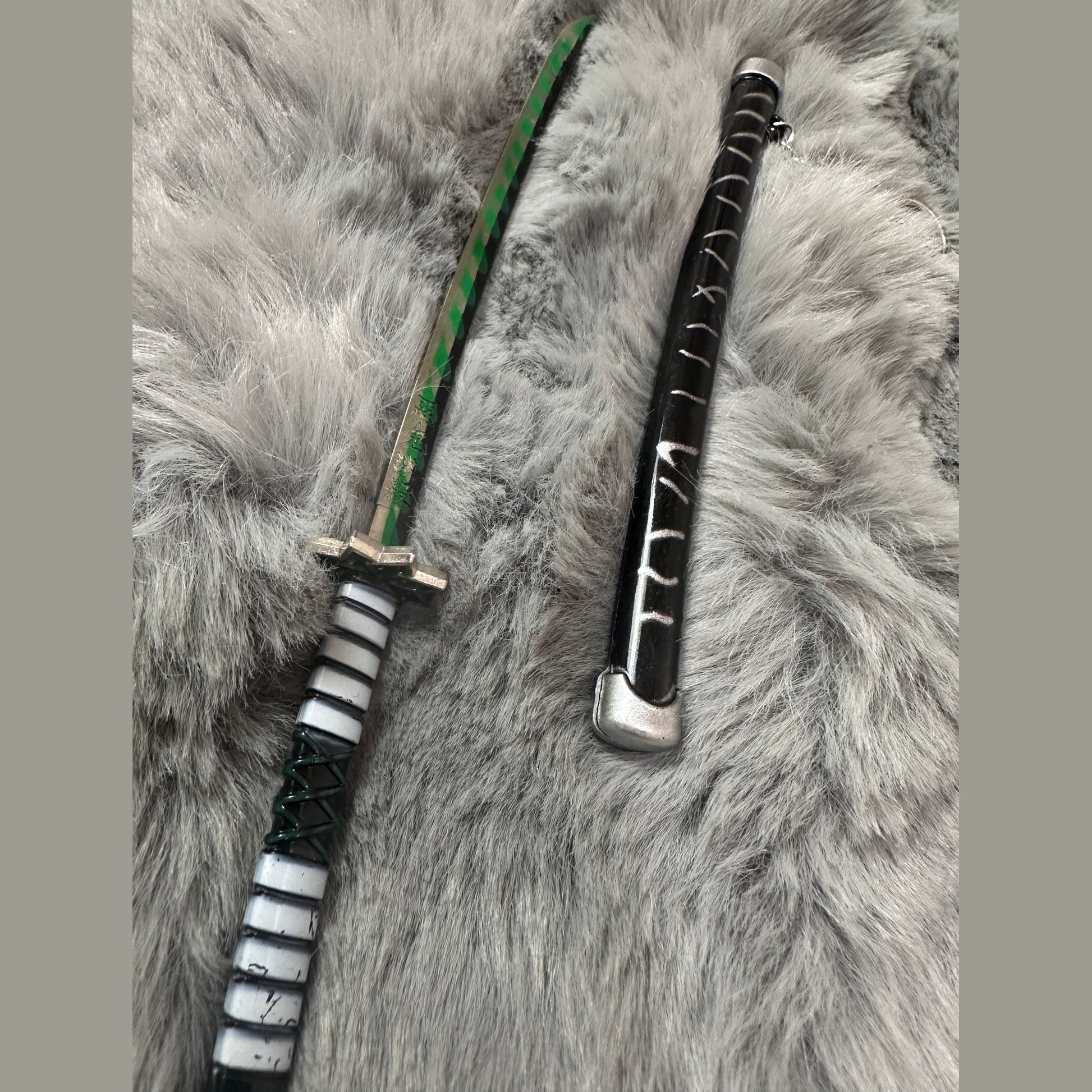 Demon slayer metal swords from one for all anime store 25 cm