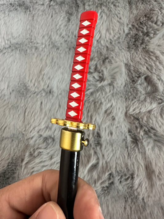 The Demonslayer and One Piece swords with pin control