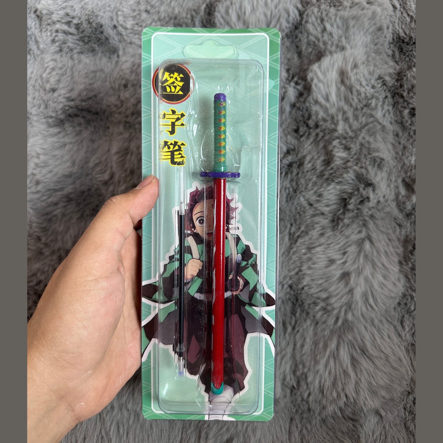 Demon slayer swords metal pen
