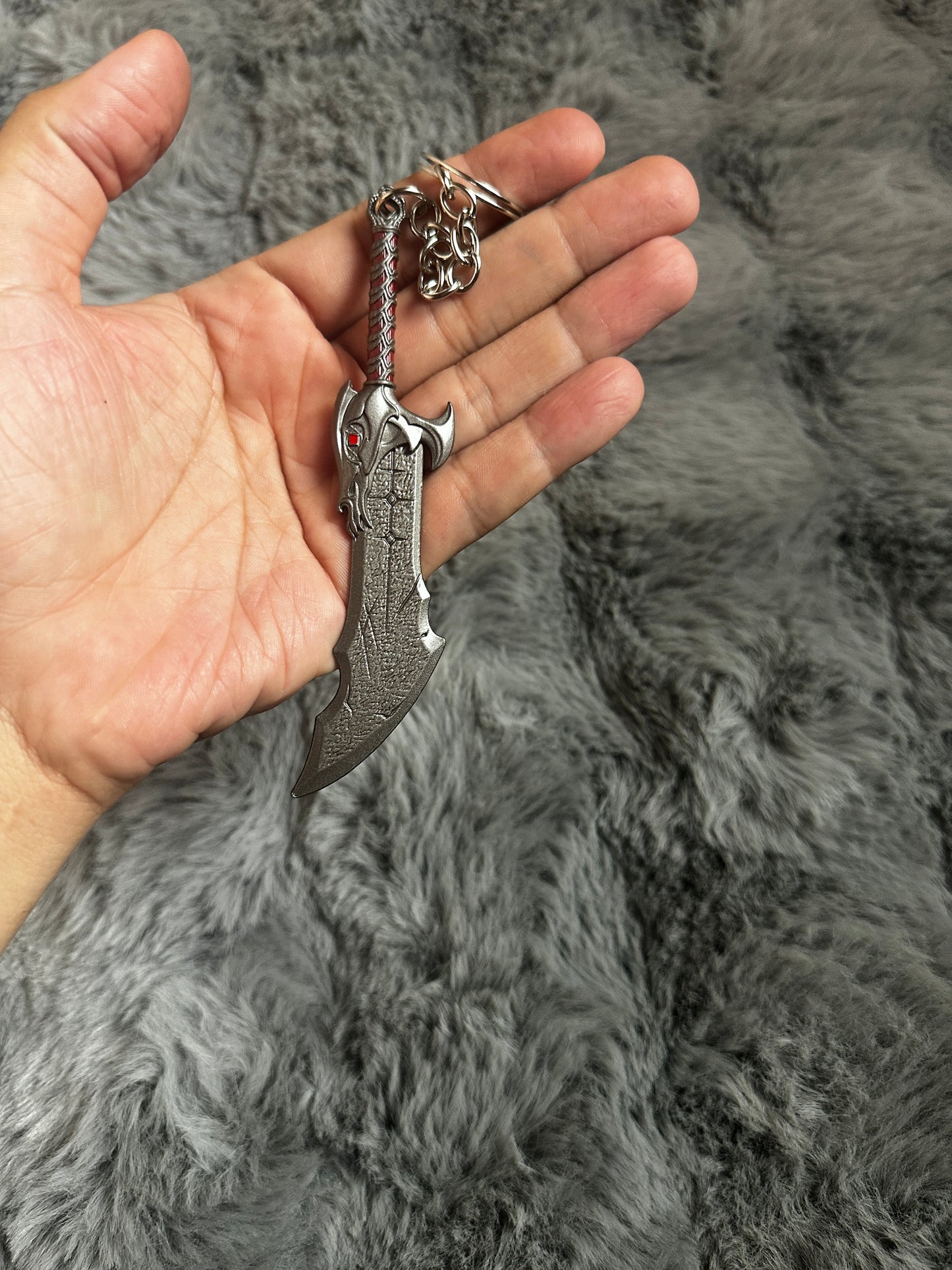God of war metal  keychains toys