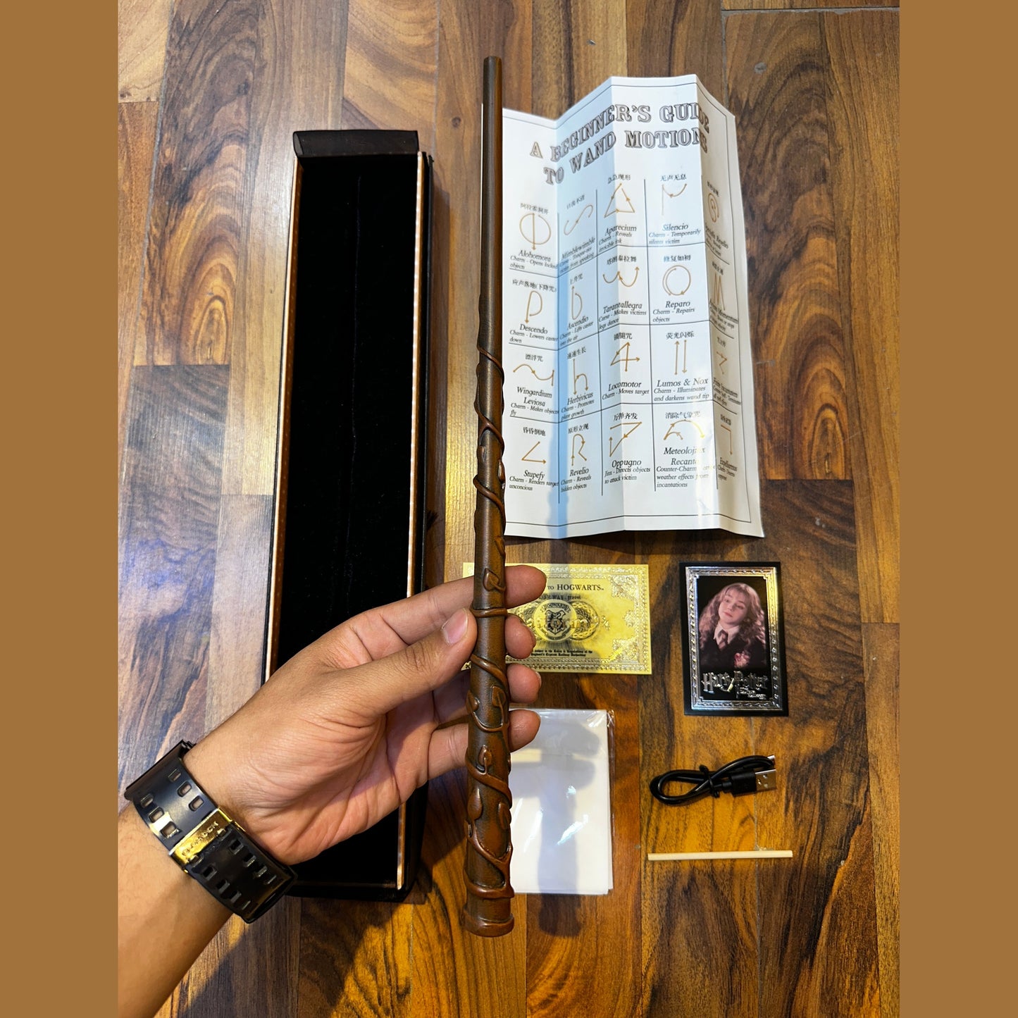 Magic wand Harry Potter 4 styles fire work
