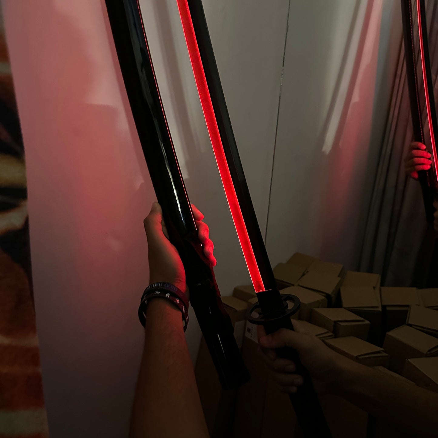 LED Light Demon Slayer Katana Luminous Sword Tomioka Giyuu Anime Cosplay Prop Knife Real Japanese Katana Samurai Lightsabre Toy