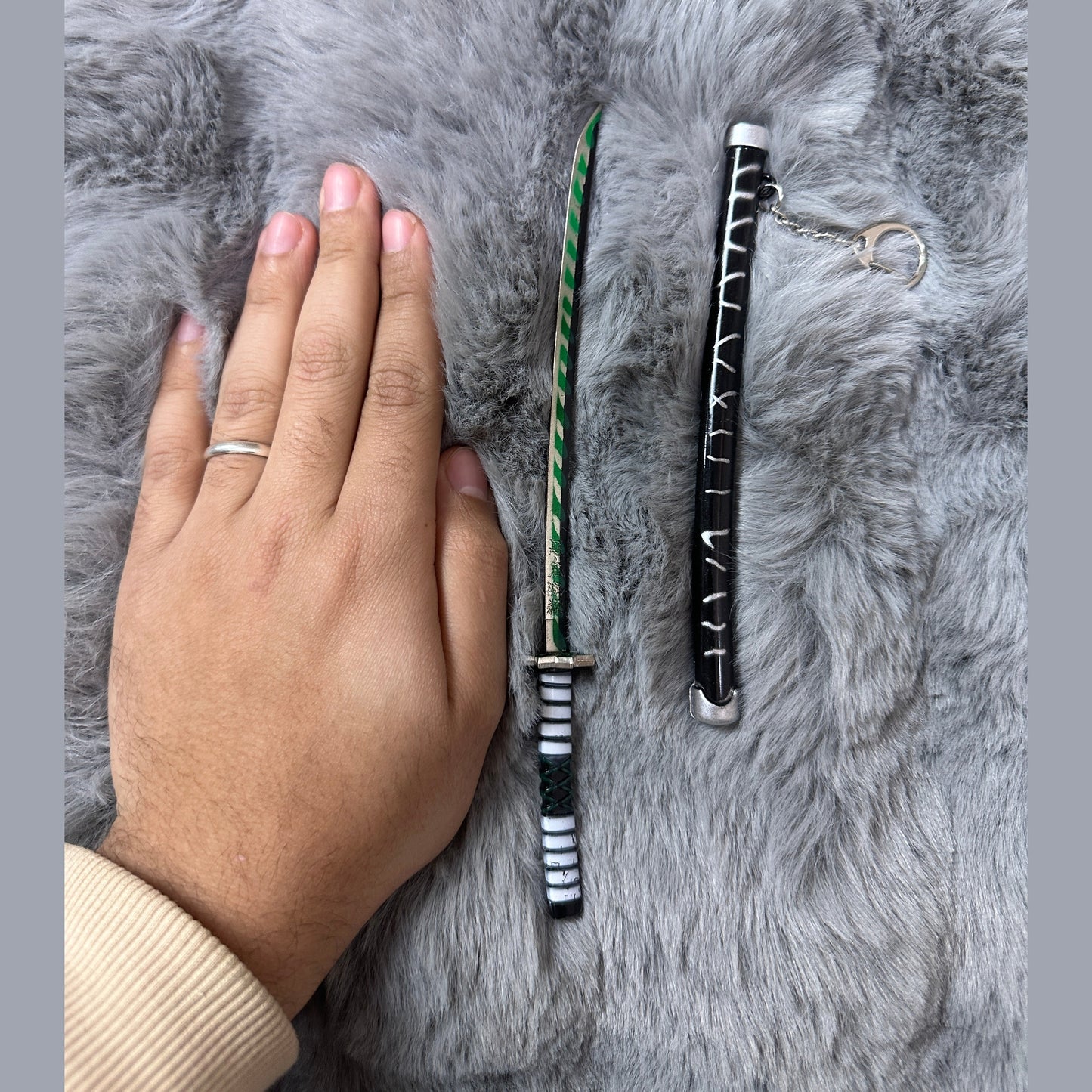 Demon slayer metal swords from one for all anime store 25 cm