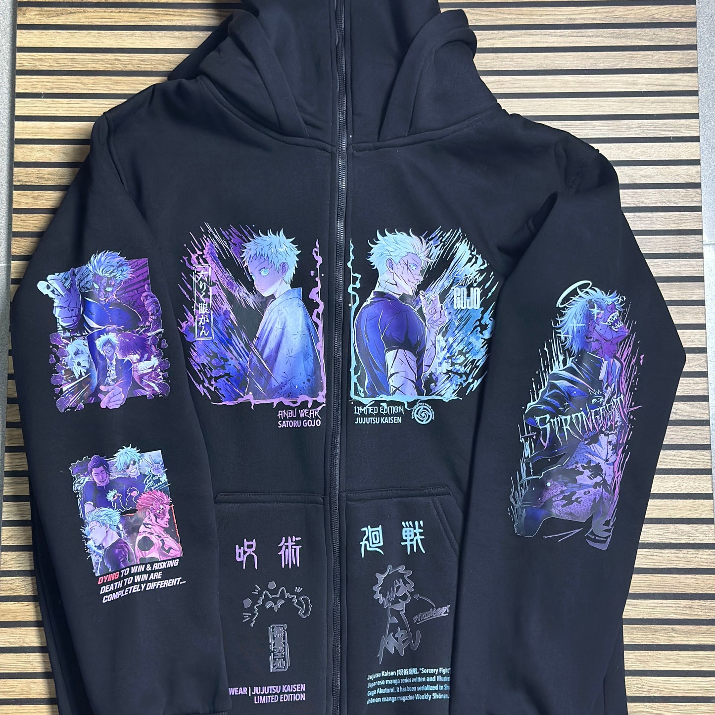 Ninja hoodie for Gojo saturo from One For All anime store