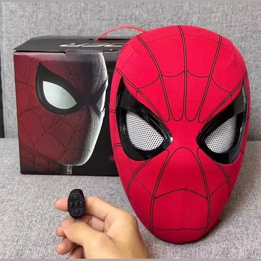 Electronic Spider-Man Style Face Mask with Ring Remote
