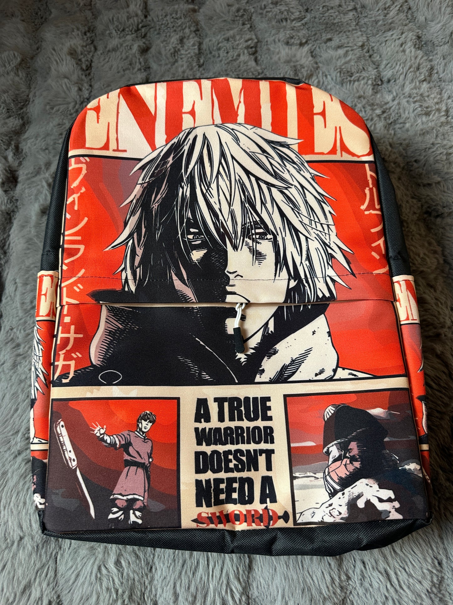 "True Warrior" Thorfinn Anime School Bag