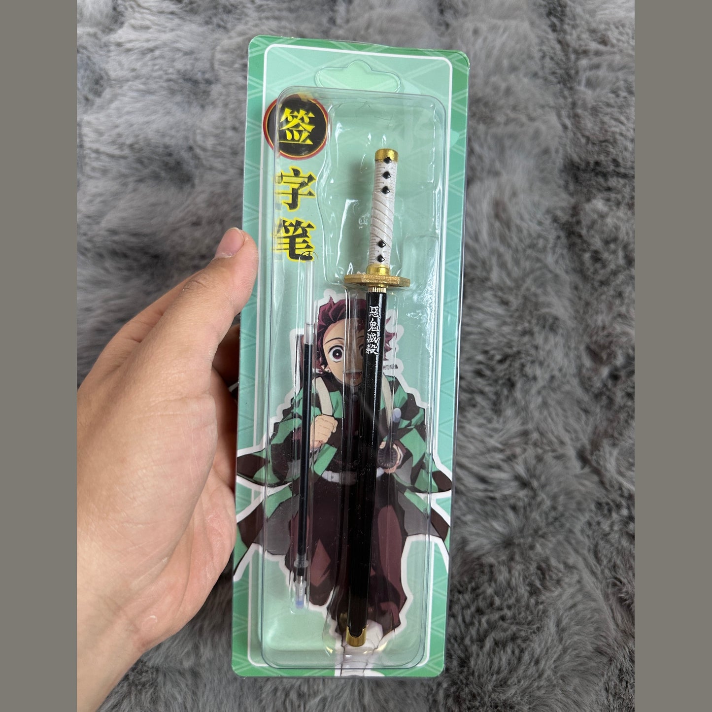 Demon slayer swords metal pen