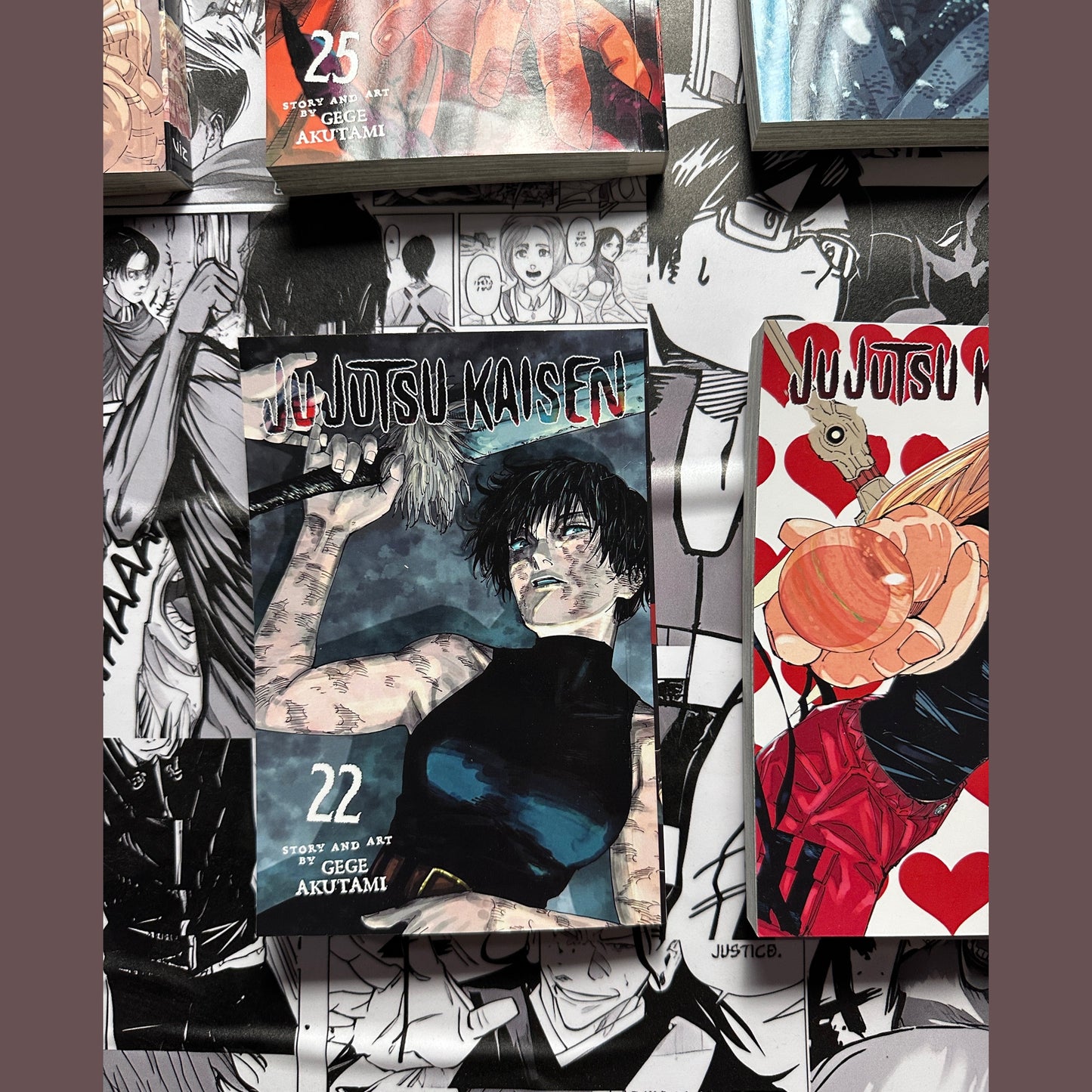 Jujutsukaisen Manga books
