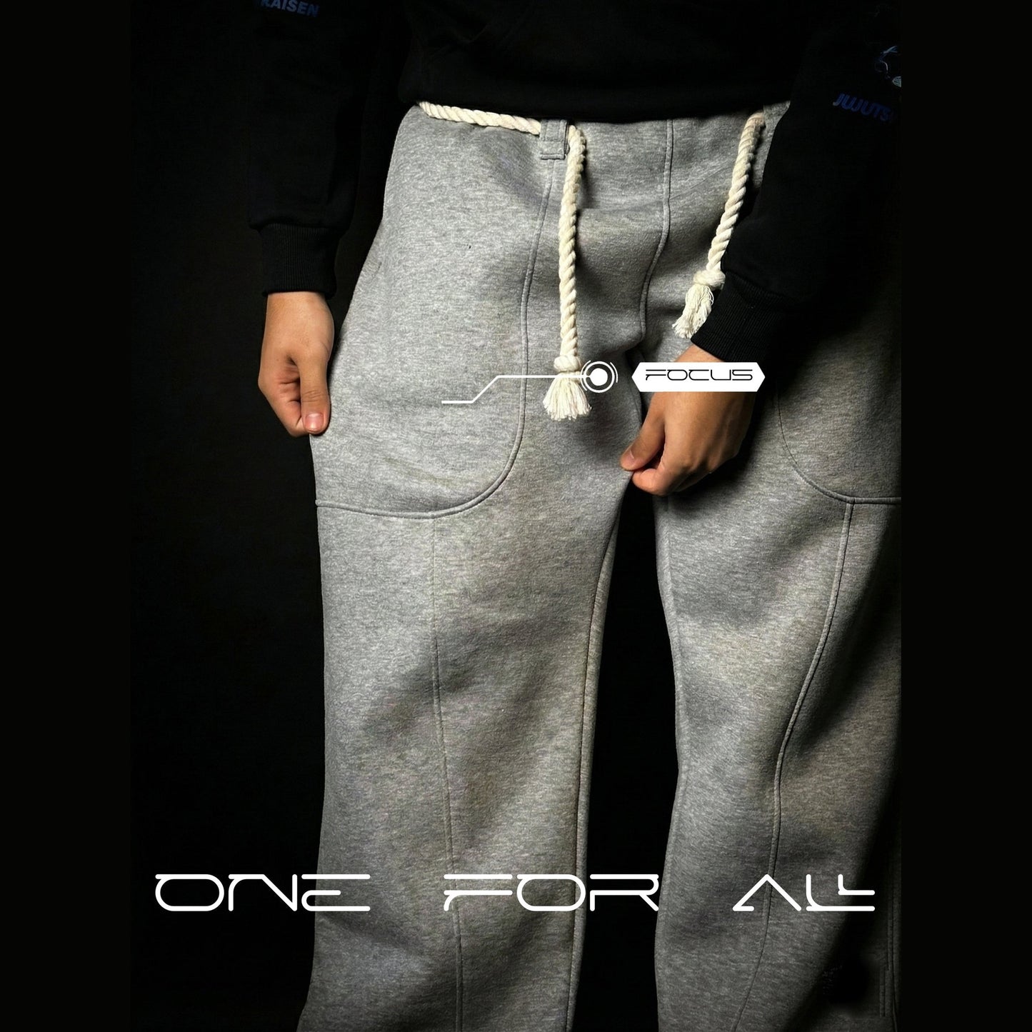 Toji - jujutsukaisen sweetpants | gray