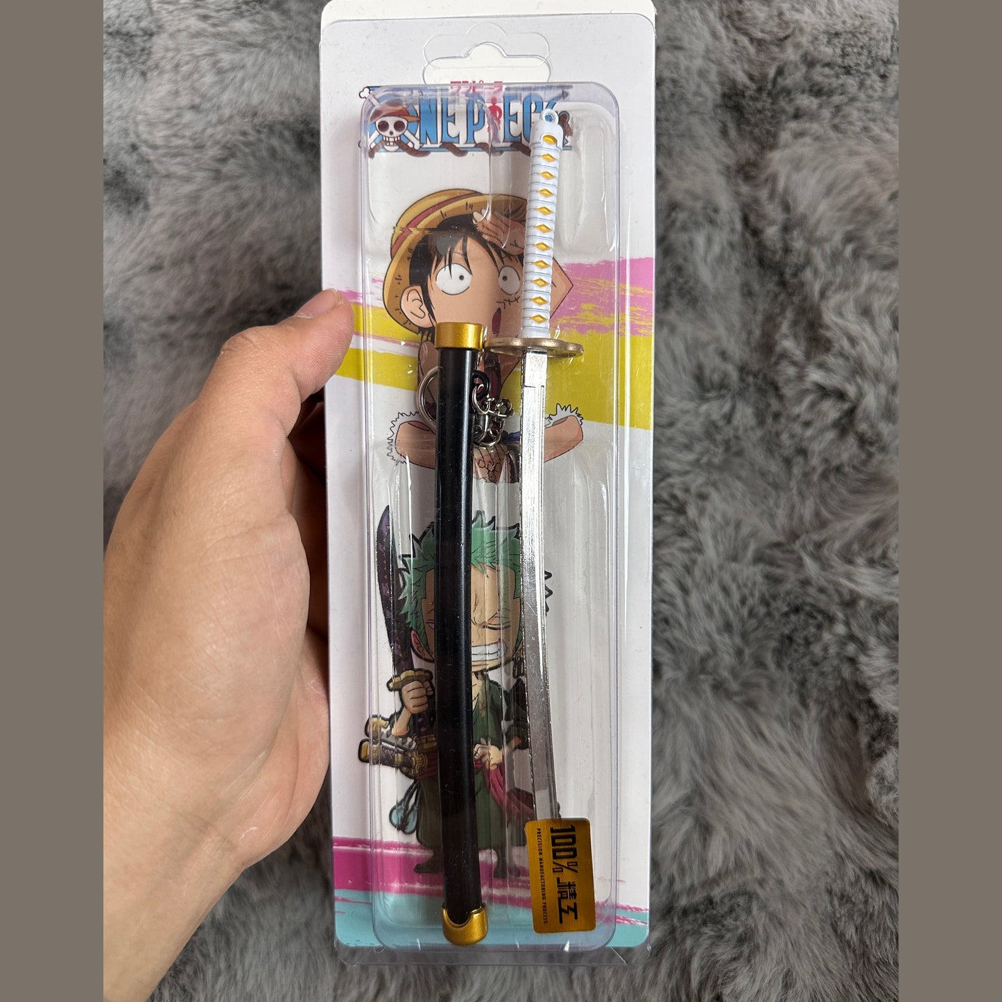 Demon slayer & One piece metal swords 25 cm