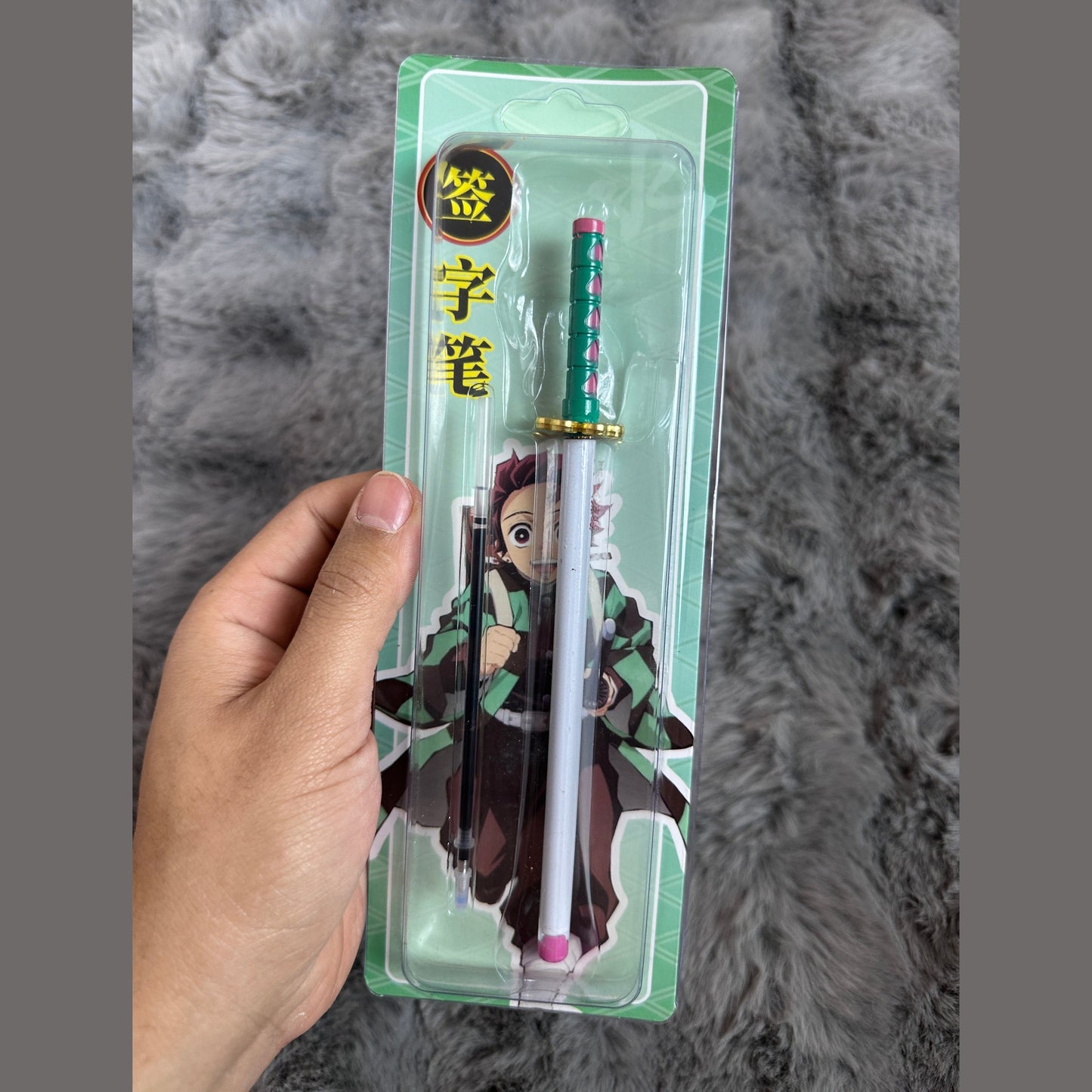 Demon slayer swords metal pen