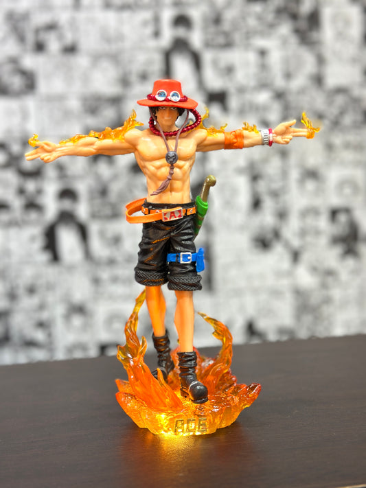 Ace figure qith light from One For All anime store