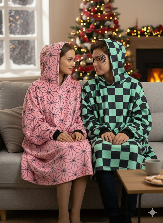 Blanket hoodie for all couples Now in One For All