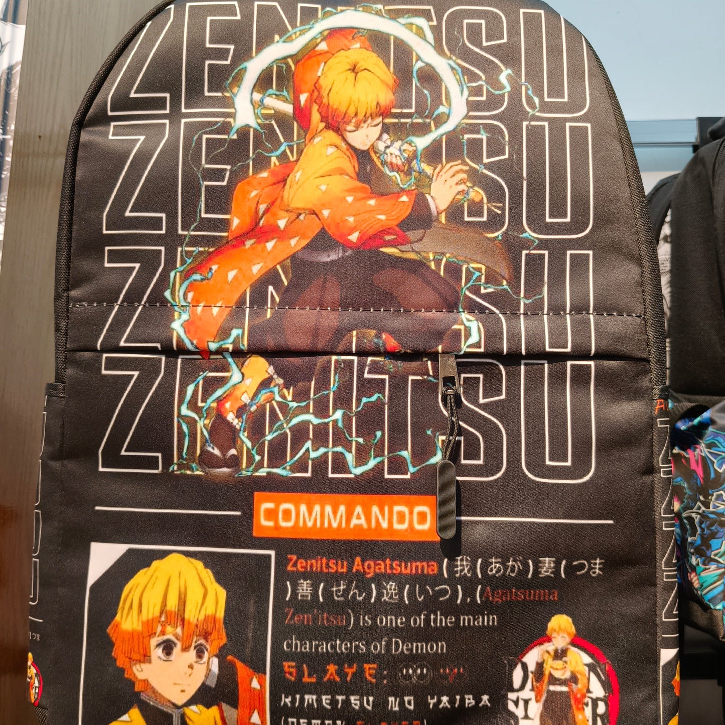 Zenitsu back bag from One For All