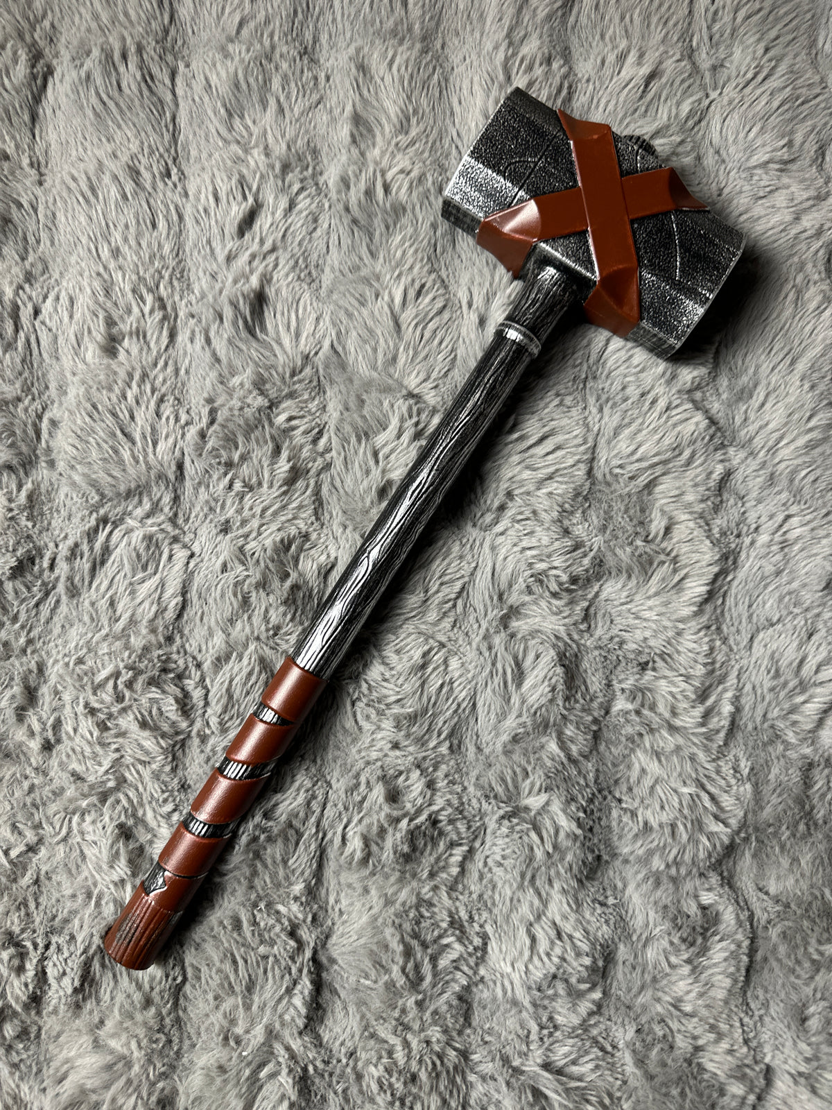 God of War Ragnarök Thor Hammer Replica – Mjolnir Cosplay Prop
