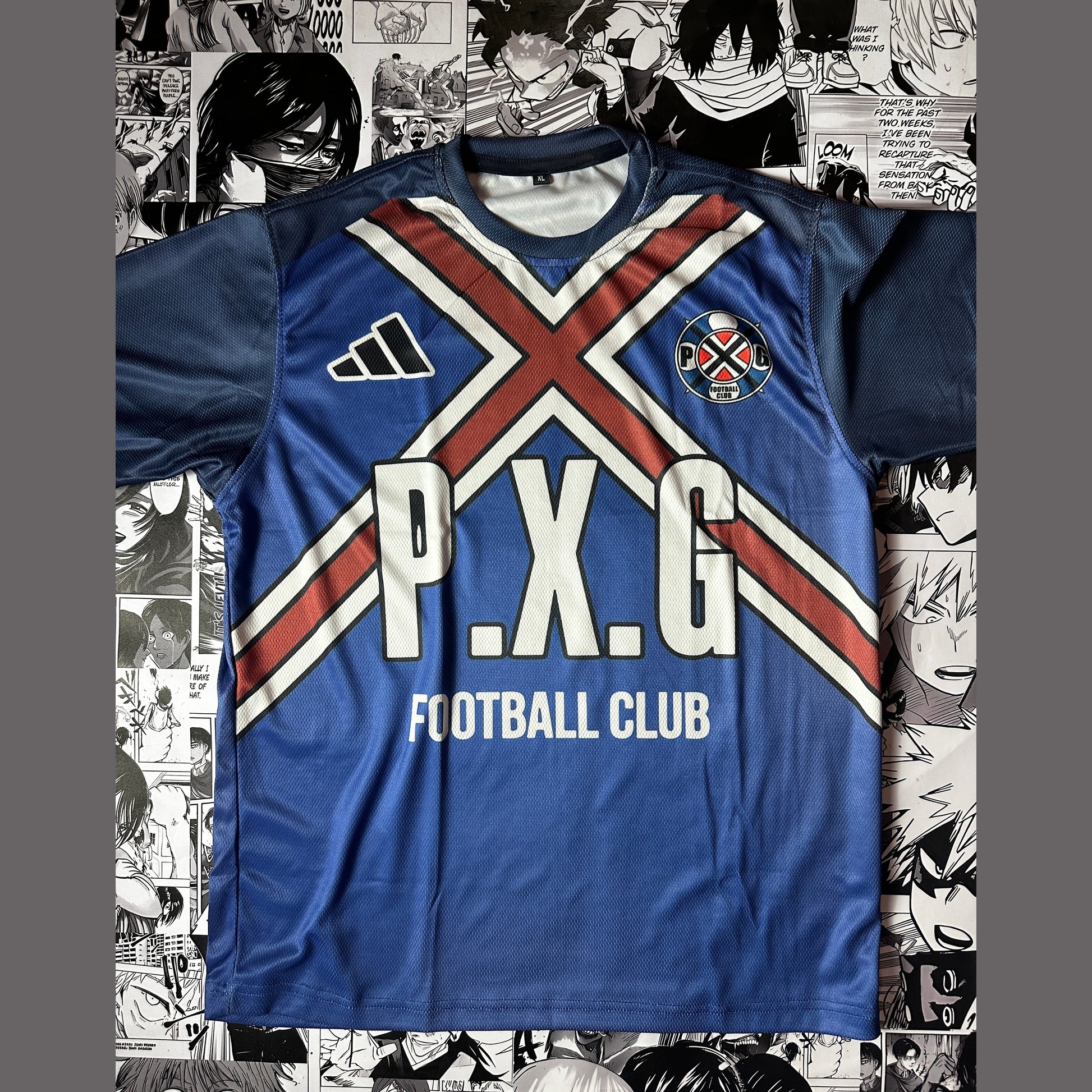 PXG Rin num 9 Blue lock jersey t-shirt