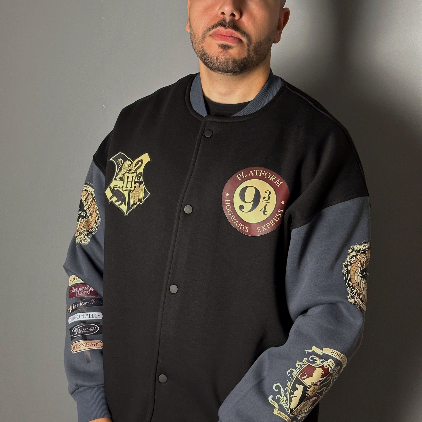 Hogwarts harry Potter baseball jacket from One For All anime store