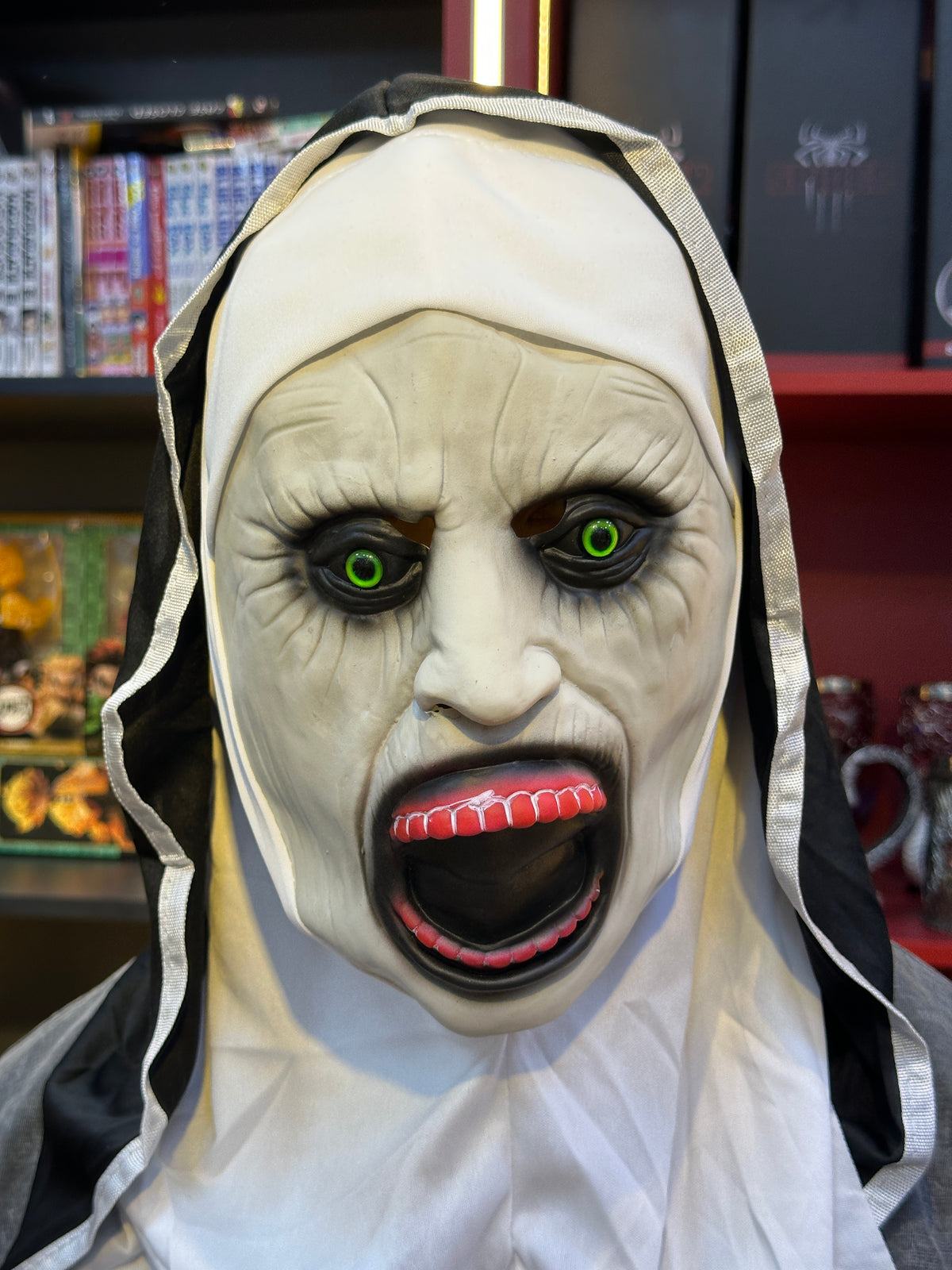 Creepy Ghost Nun Horror Mask for Cosplay
