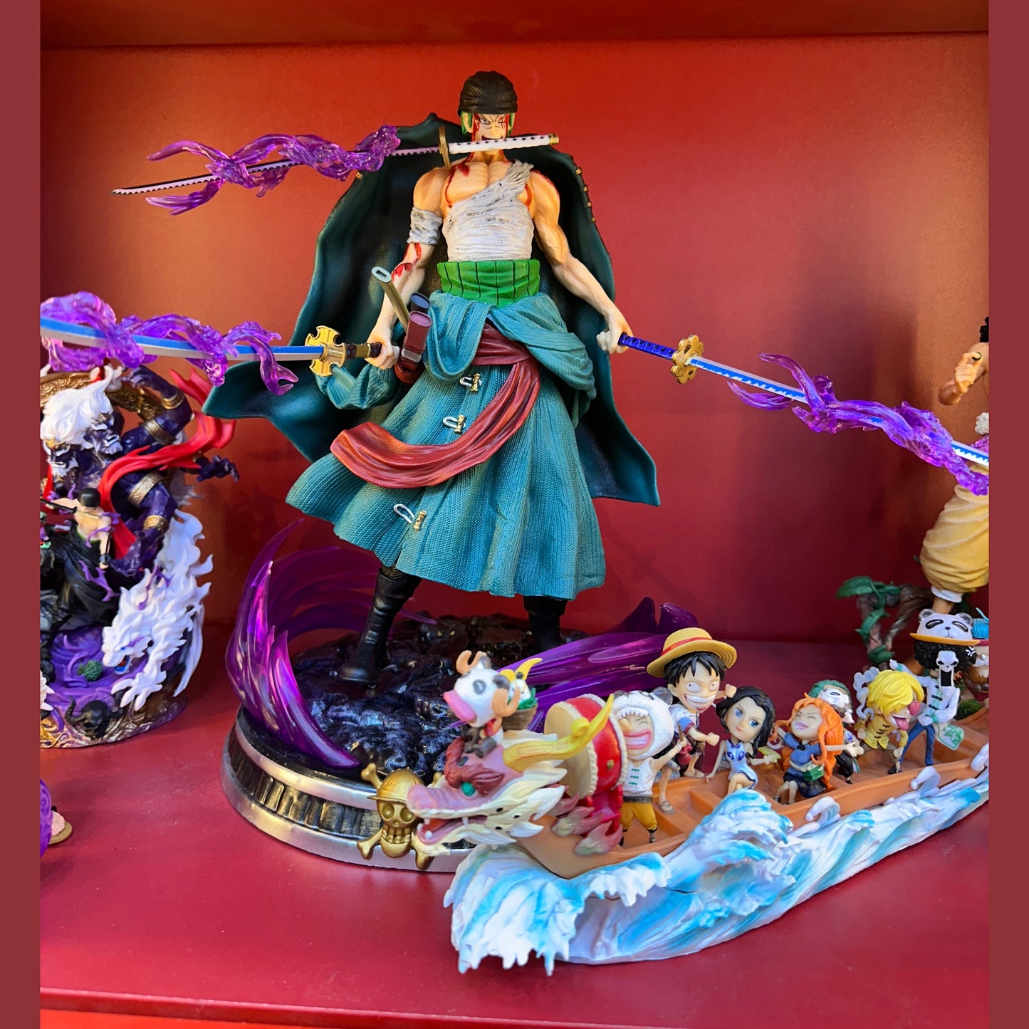 34cm Zoro Three-Sword Style Figure - One Piece