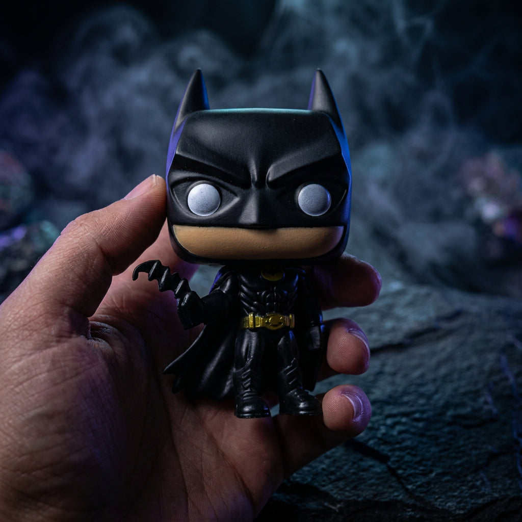 Bat Hero Action Figures - Chibi Caped Vigilante Collectible Toys