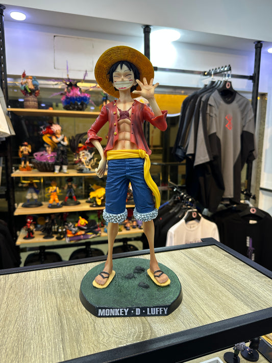40.5CM One Piece Straw Hat Luffy Large Figure Animation Character Doll Statue Decoration Model Decoration Gift Toy