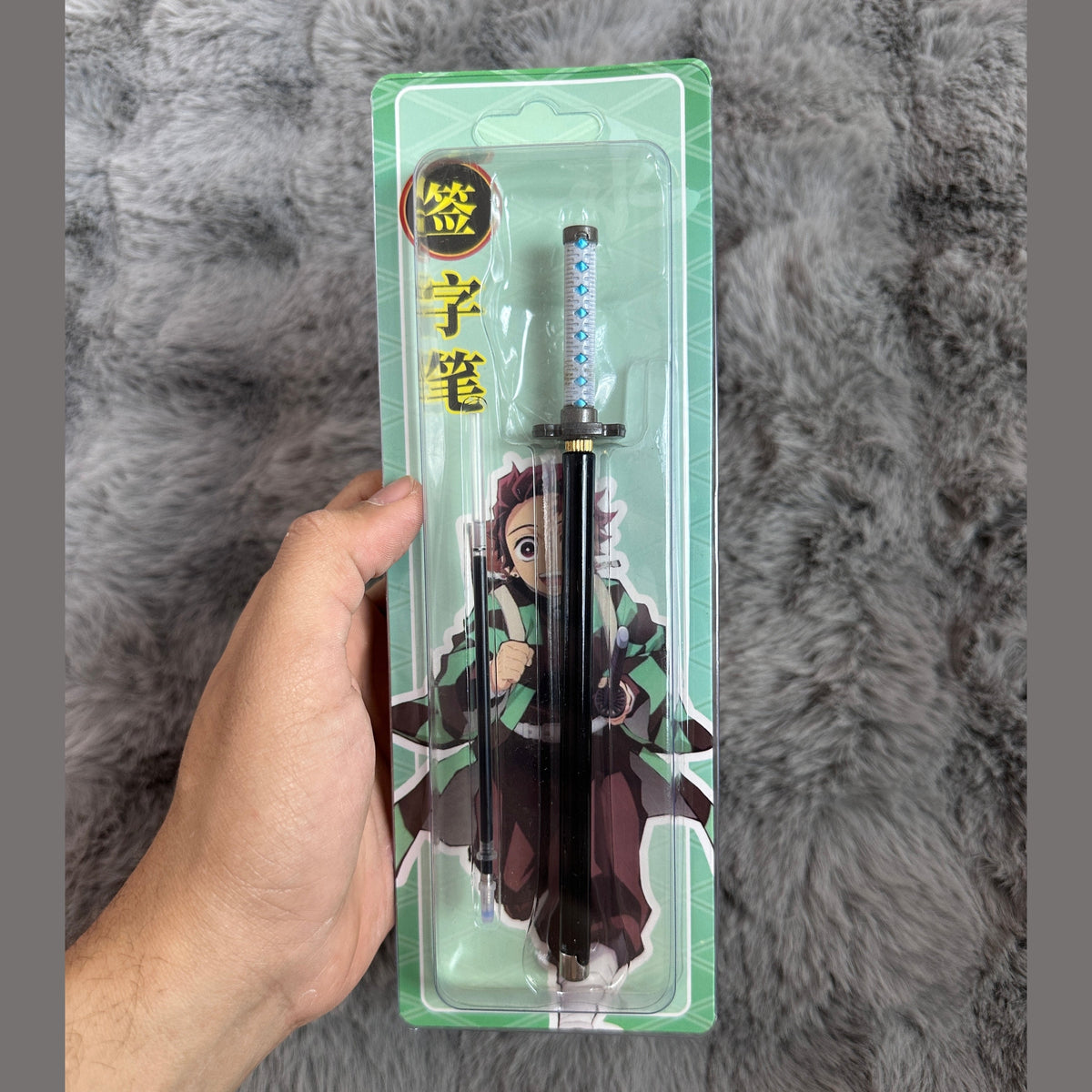Demon slayer swords metal pen