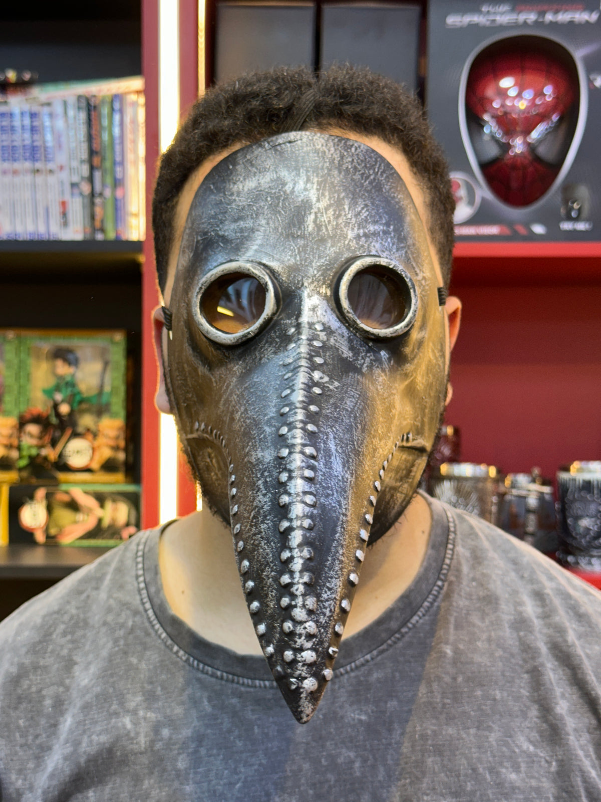 Creepy Long Beak Plague Doctor Cosplay Mask