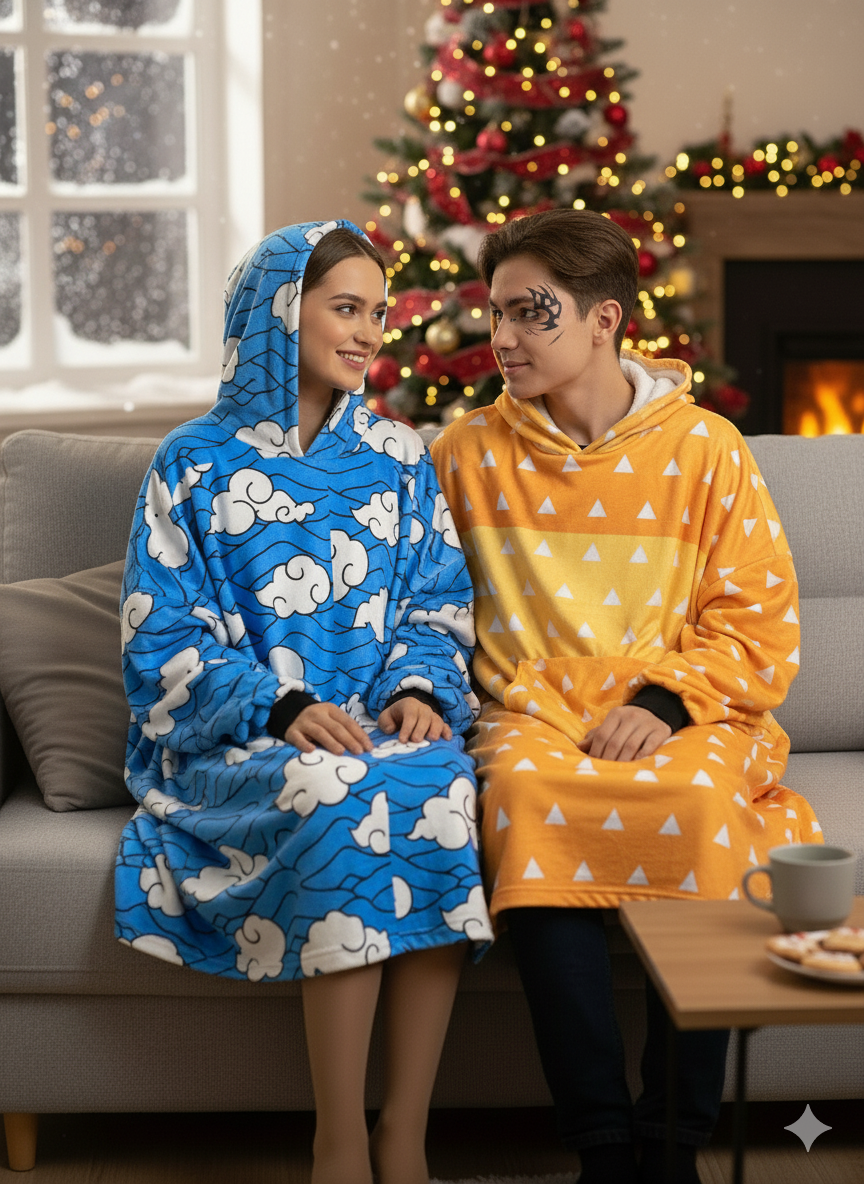 Blanket hoodie for all couples Now in One For All