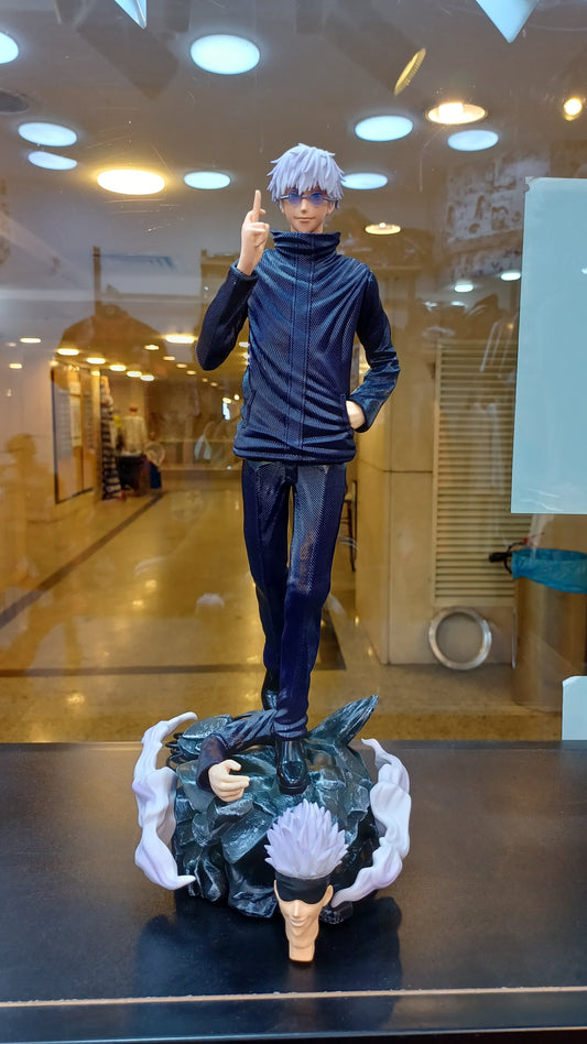 42cm Anime Jujutsu Kaisen Figure Satoru Gojo Action Figures Luminescence PVC Collection Model Toy Decoration Gift
