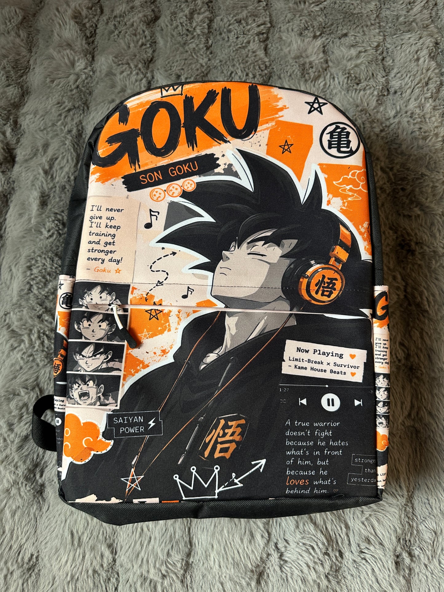 Dragon Ball Goku Manga Collage Backpack