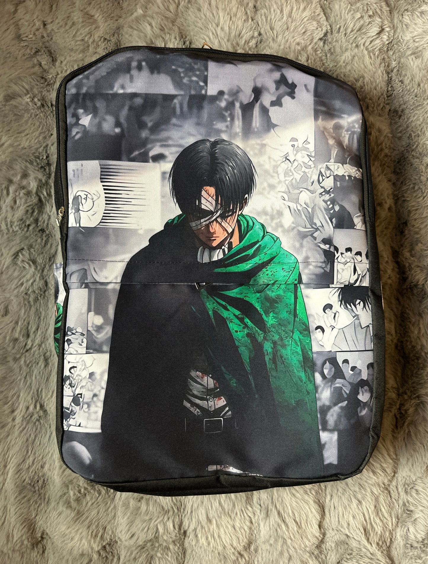 Levi attack on titan back bag