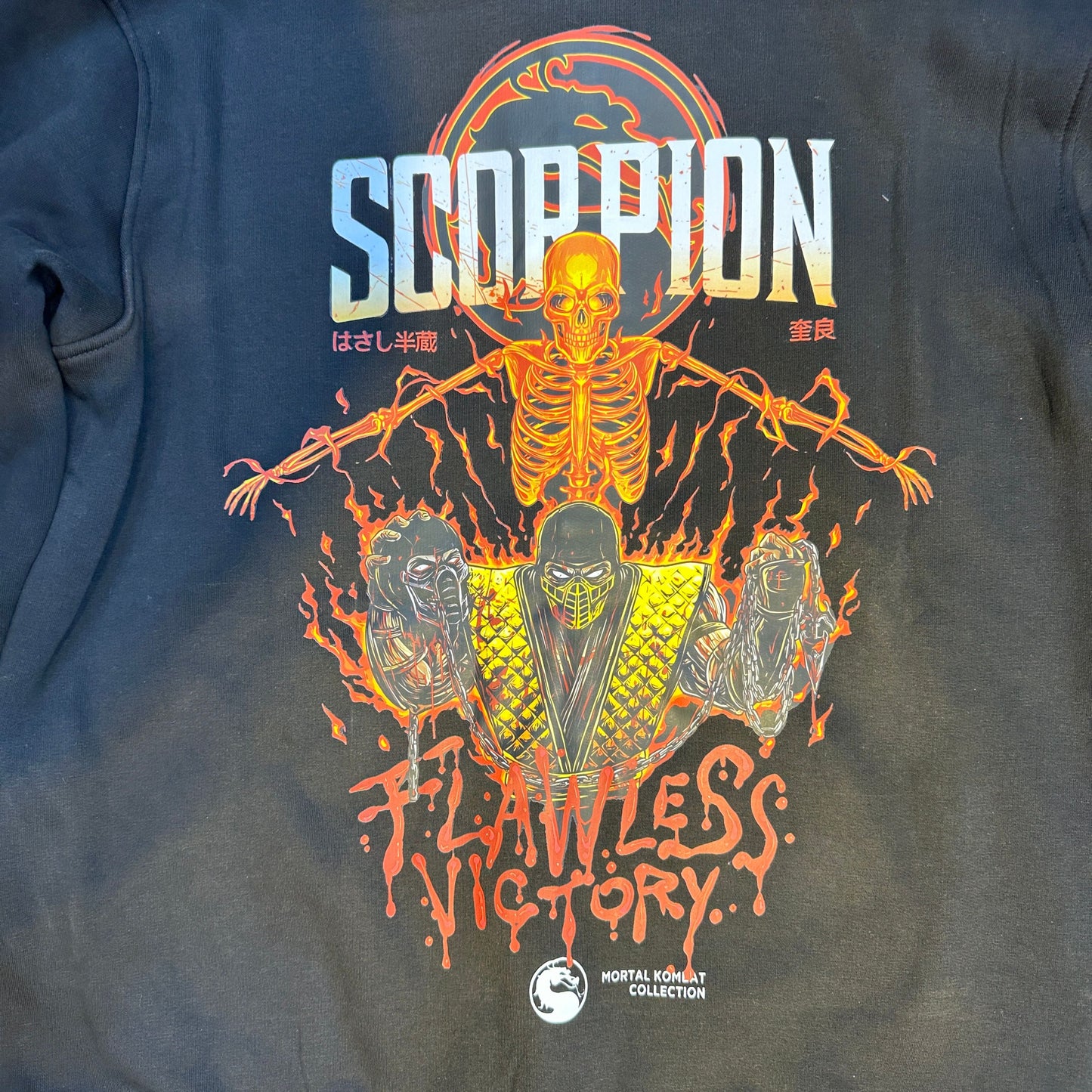 Scorpion from mortal Kombat ninja hoodie from One For All anime store