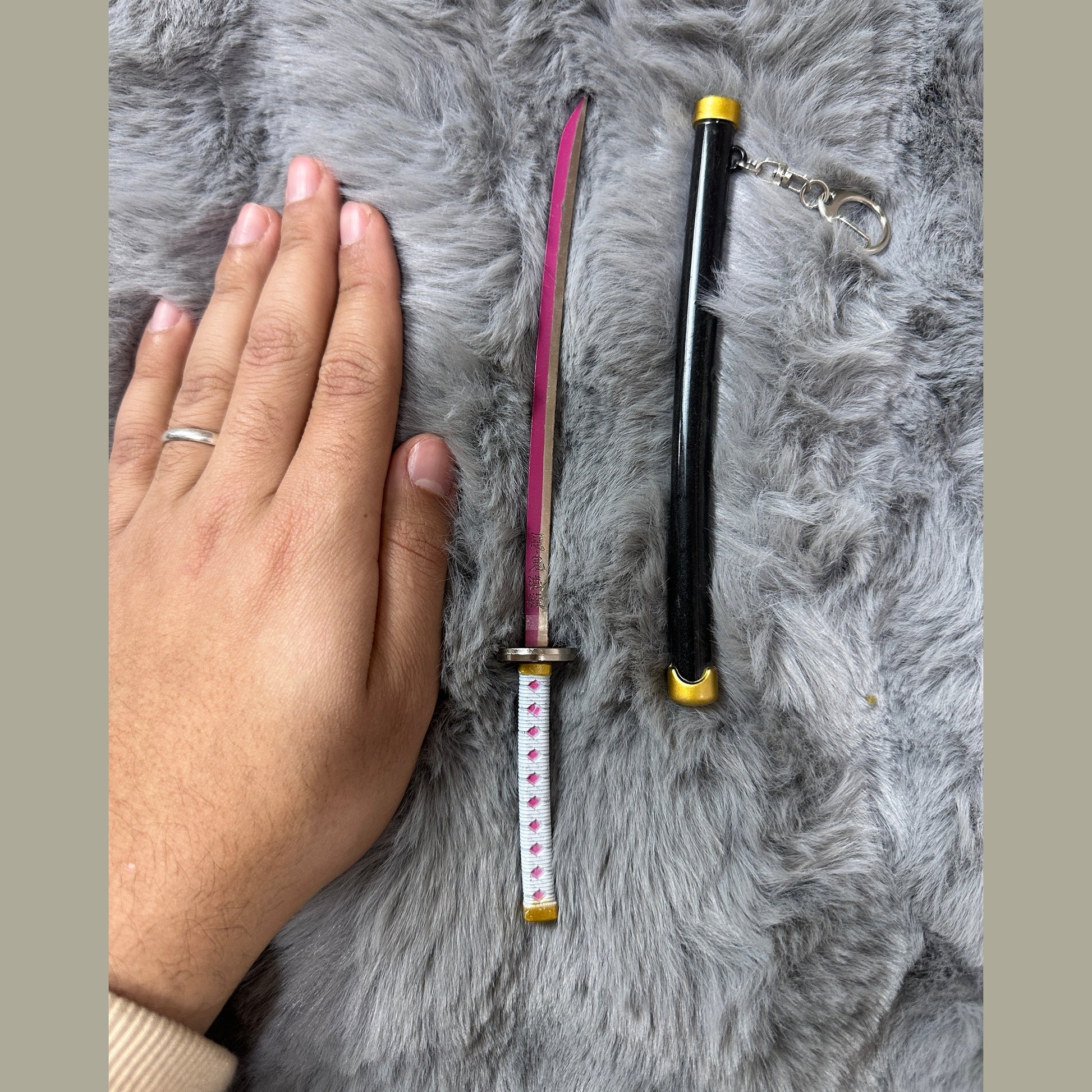 Demon slayer metal swords from one for all anime store 25 cm