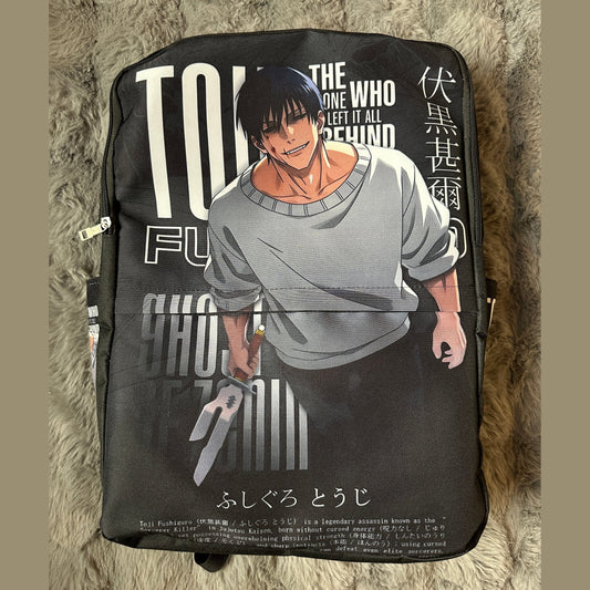 Toji jujutsukaisen anime back bag