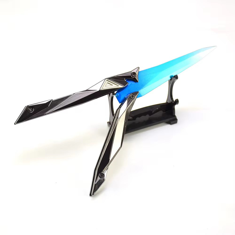 22cm metal Valorant butter fly crystal knife from One For All