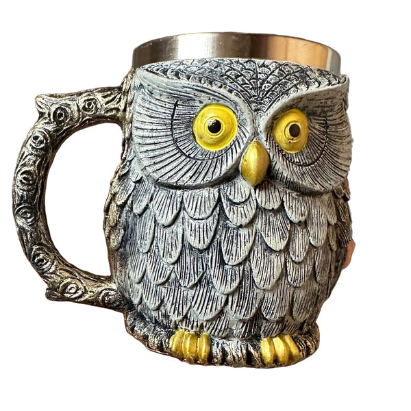3D Harry Potter Mystic Owl Mug - Novelty Wizard Fantasy Coffee Cup