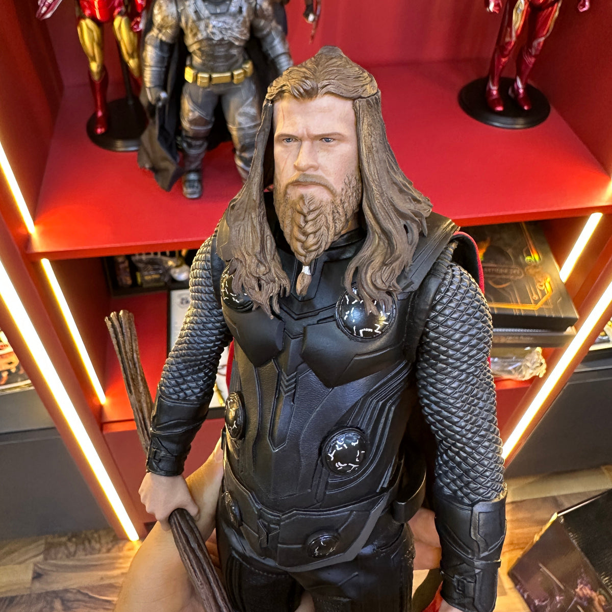 Premium 1/6 Scale Norse Warrior Action Figure with Axe and Hammer Accessories